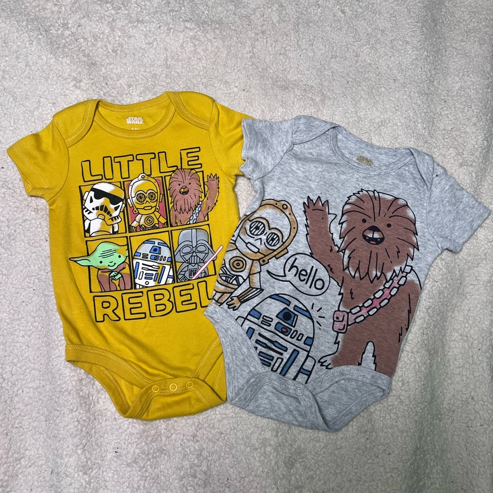 Star Wars 6-9 Months Bodysuits